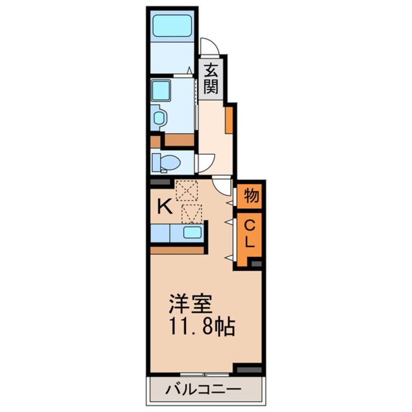 間取図 ヴァンベール中味鋺Ⅰ