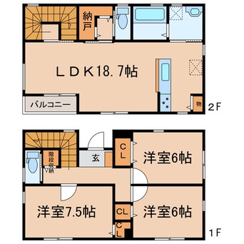 間取図 ラ・クラルテ