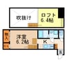 Charme新守山 1Kの間取り