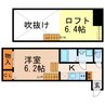 Charme新守山 1Kの間取り