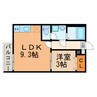 クラウド鳥羽見 1LDKの間取り