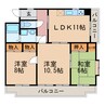 エヌマンション 3LDKの間取り