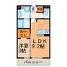 イレブン　エントピア 1LDKの間取り