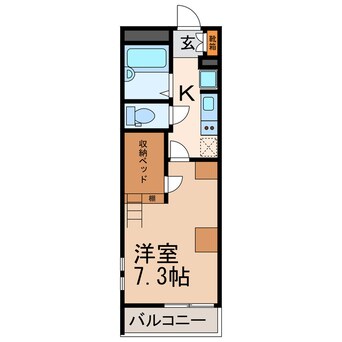 間取図 レオパレスPines寿