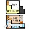 Primrose 1Kの間取り