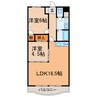 KIソシア　Ⅰ 2LDKの間取り