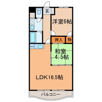 間取図 KIソシア　Ⅰ