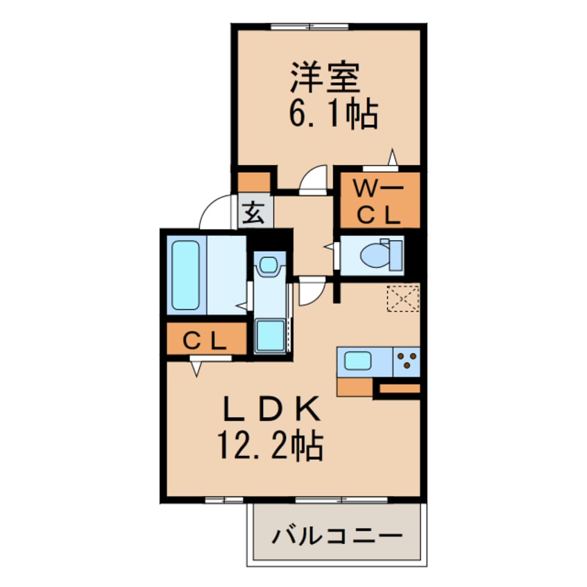 間取図 ガーネット雅