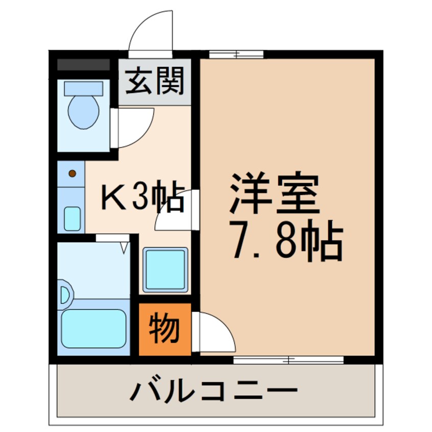 間取図 メゾン神領（堀ノ内町）