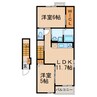 アンジュ（御幸町） 2LDKの間取り
