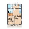 Avanti新守山 1LDKの間取り
