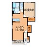 シエル 1LDKの間取り