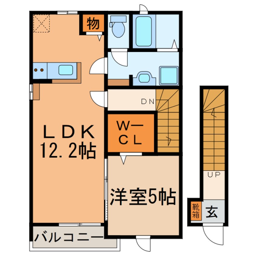 間取図 カレント・エアー