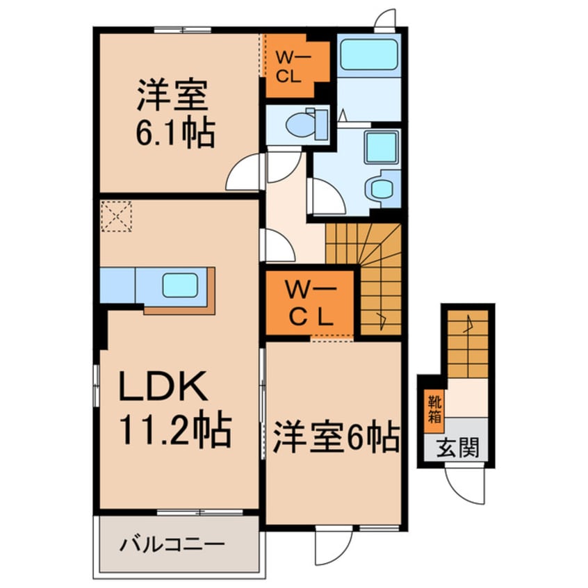 間取図 ベル・フィオーレ