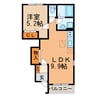 スプリング　グローリー 1LDKの間取り