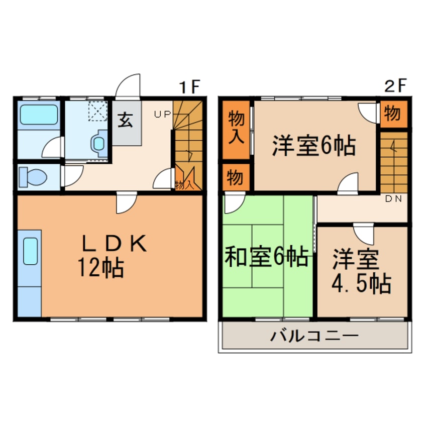 間取図 ハッピーハイツ