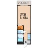 メゾン庄名Ⅱ 1Rの間取り