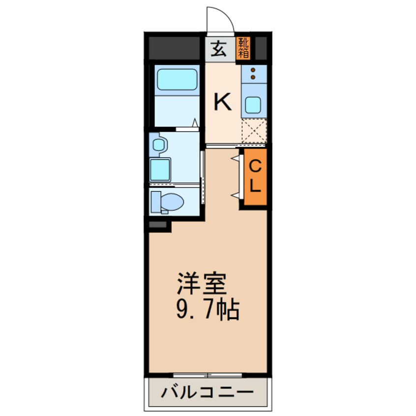 間取図 けやきアパートメント