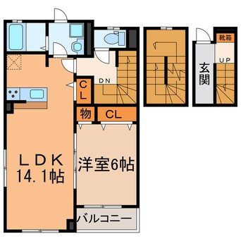 間取図 シルベーヌ豊山Ⅱ