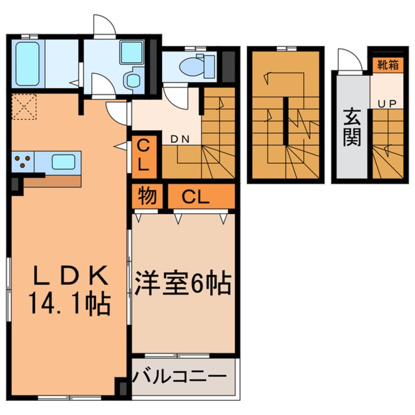 間取図 シルベーヌ豊山Ⅱ