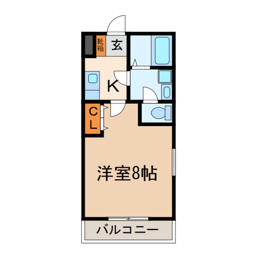 間取図 クレフラスト守山西