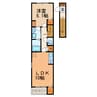 Lugar柳原 1LDKの間取り