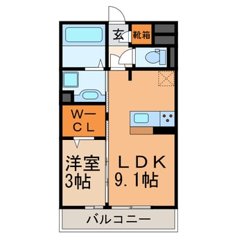 間取図 グランディア（篠木町）