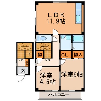 間取図 フォンテーヌ新栄