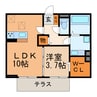 オルテンシア（瀬古東１） 1LDKの間取り