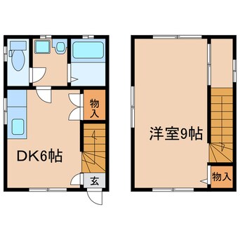 間取図 勝川町８丁目貸家