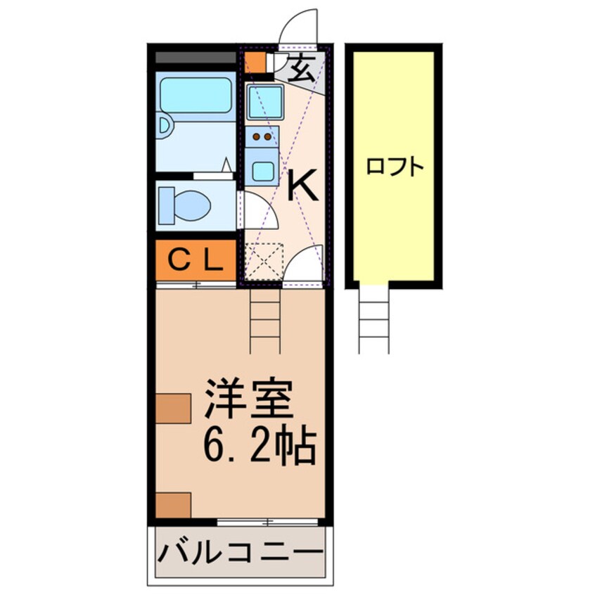 間取図 レオパレス雅