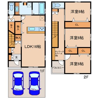 間取図 Asaki House