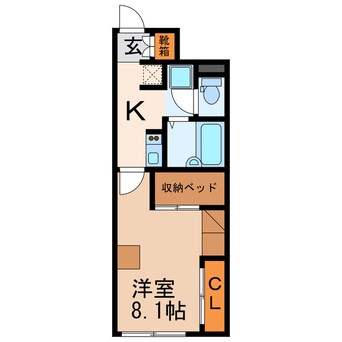 間取図 レオパレスaSa