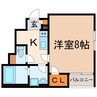 レオネクスト川西 1Kの間取り