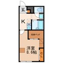 レオパレスパストラル葉山の間取図