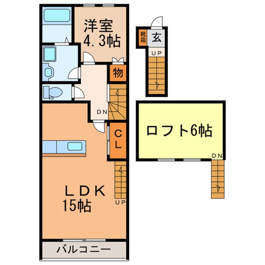 間取図 Ls COURT