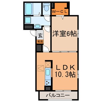 間取図 ベル　フルール