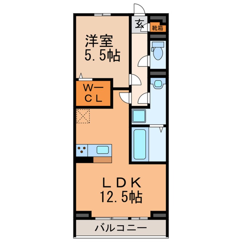 間取図 オレオール中央通