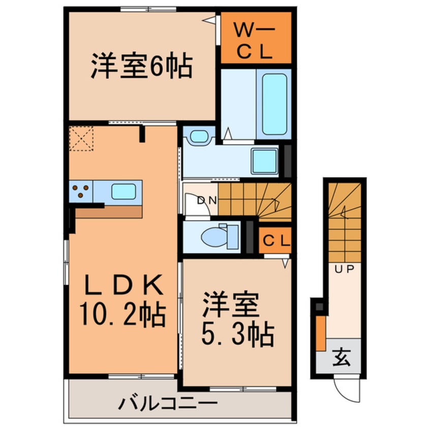間取図 ベルローザ