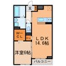 ル・リアン（豊場神戸） 1LDKの間取り