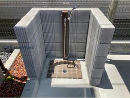 ペット足洗い場