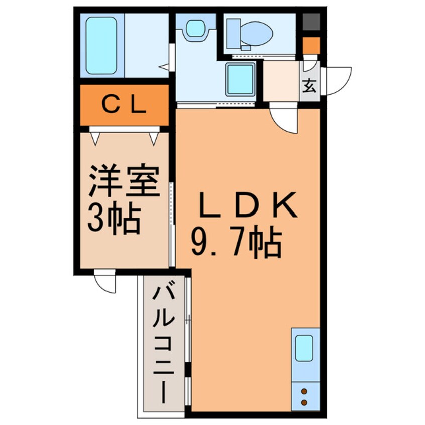 間取図 Warren morimakitown Ⅰ