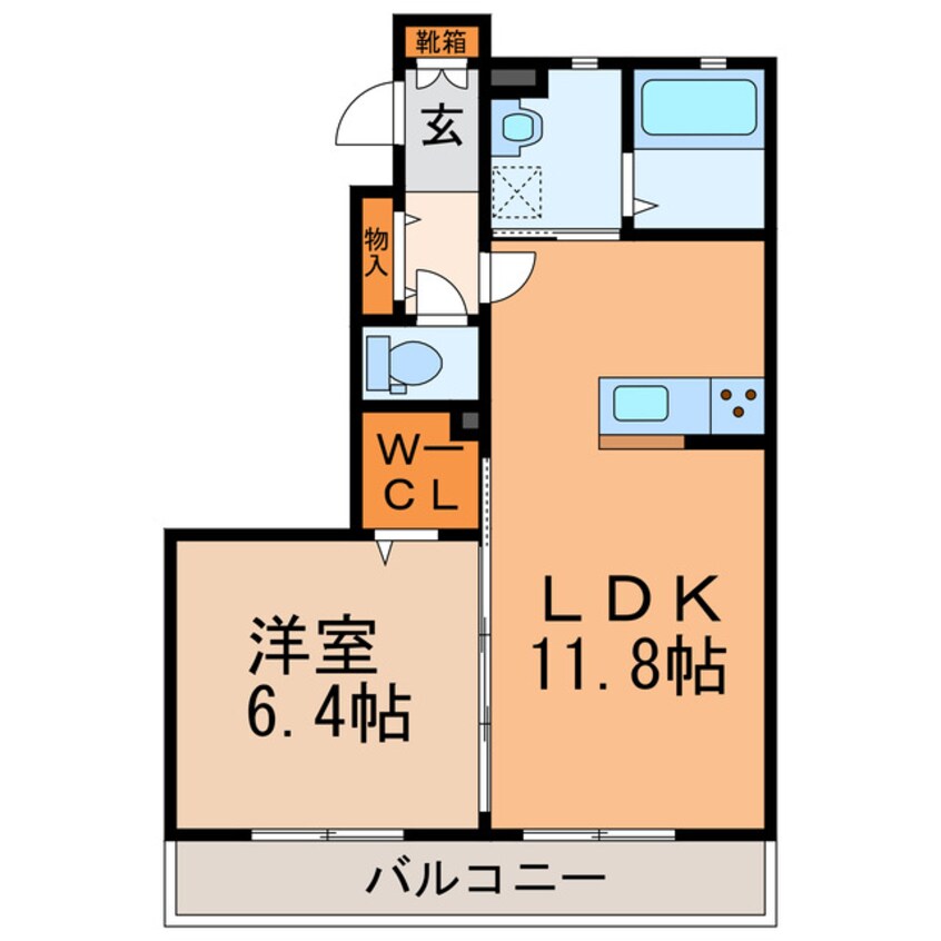 間取図 グランドゥールＮＳ