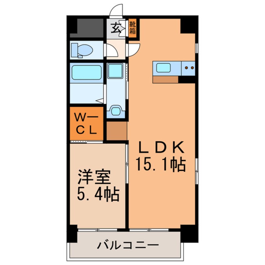 間取図 プリミエール春日井駅