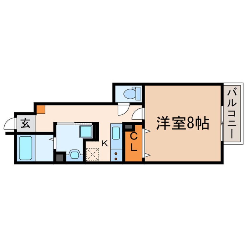間取図 クレール新守山
