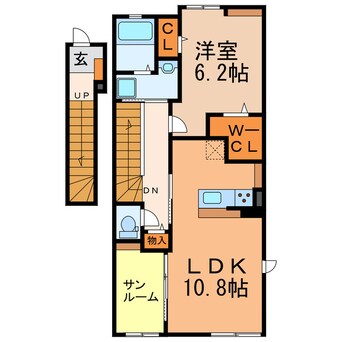 間取図 オレンジガーデン