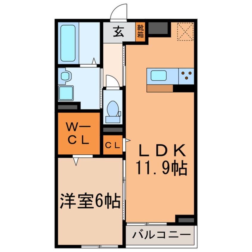 間取図 カルム（追進町）