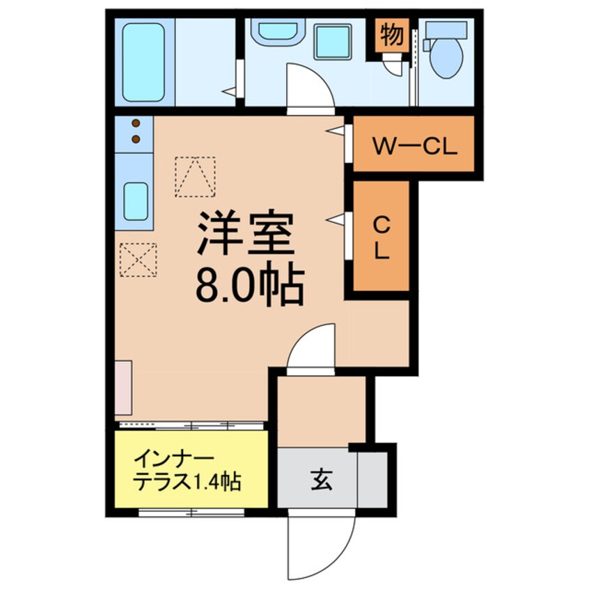 間取図 ウエストウイングⅣ