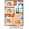 プラムフィールド 3LDKの間取り