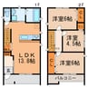 カルテット（美濃町） 3LDKの間取り